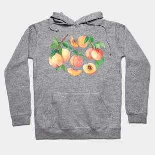 Summer Peaches Cottagecore Hoodie